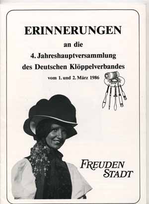 Erinnerungsband "Freudenstadt" 1986 Deutscher Klppelverband